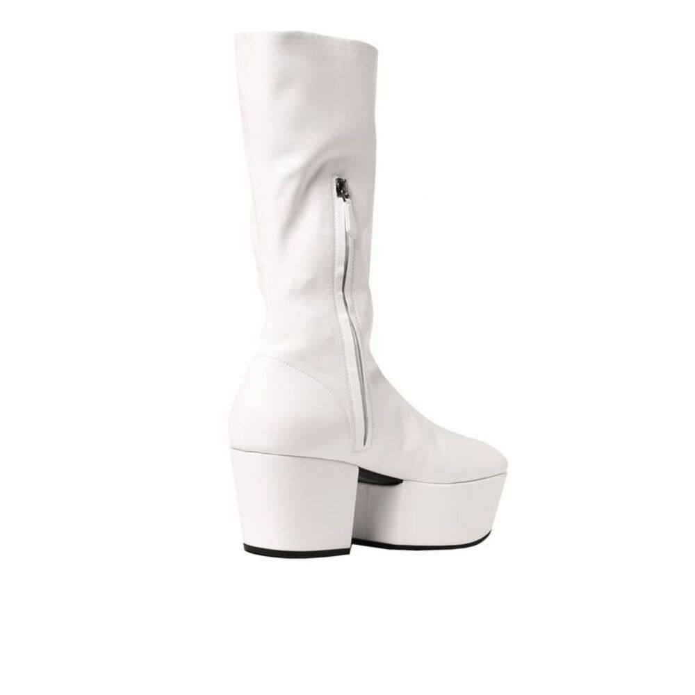 Prada White Polyethylene Women's Boots - Picture 3 of 4